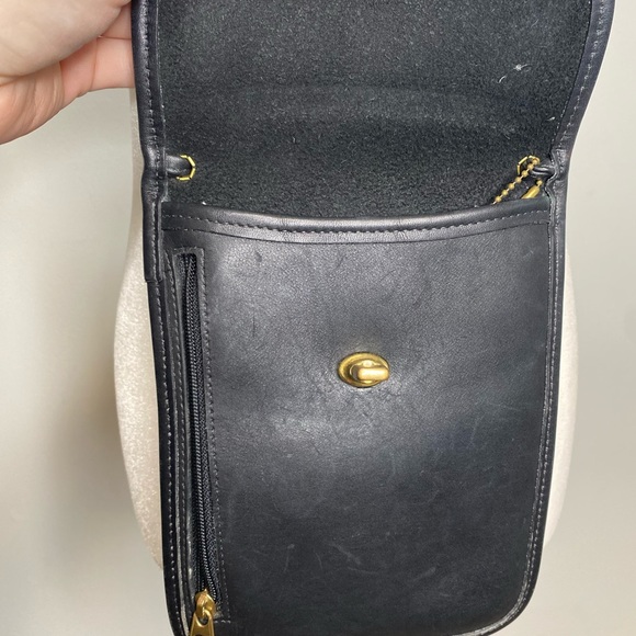 Coach Vintage Scooter Crossbody Bag Black - Picture 6 of 7